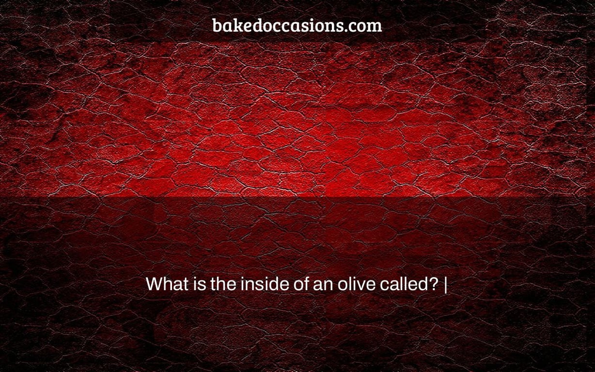 What is the inside of an olive called? |
