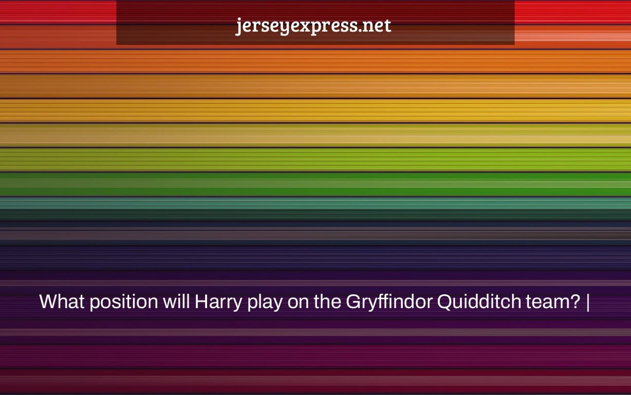 What position will Harry play on the Gryffindor Quidditch team? |