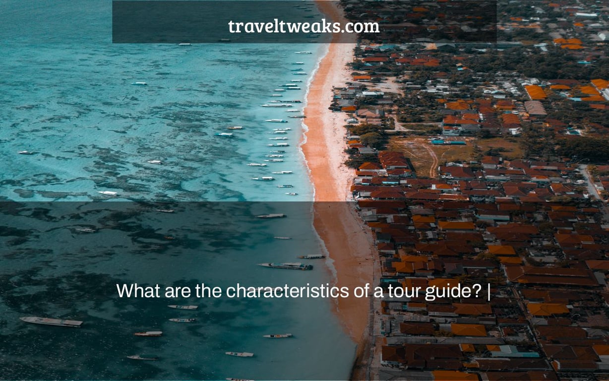 What are the characteristics of a tour guide? |