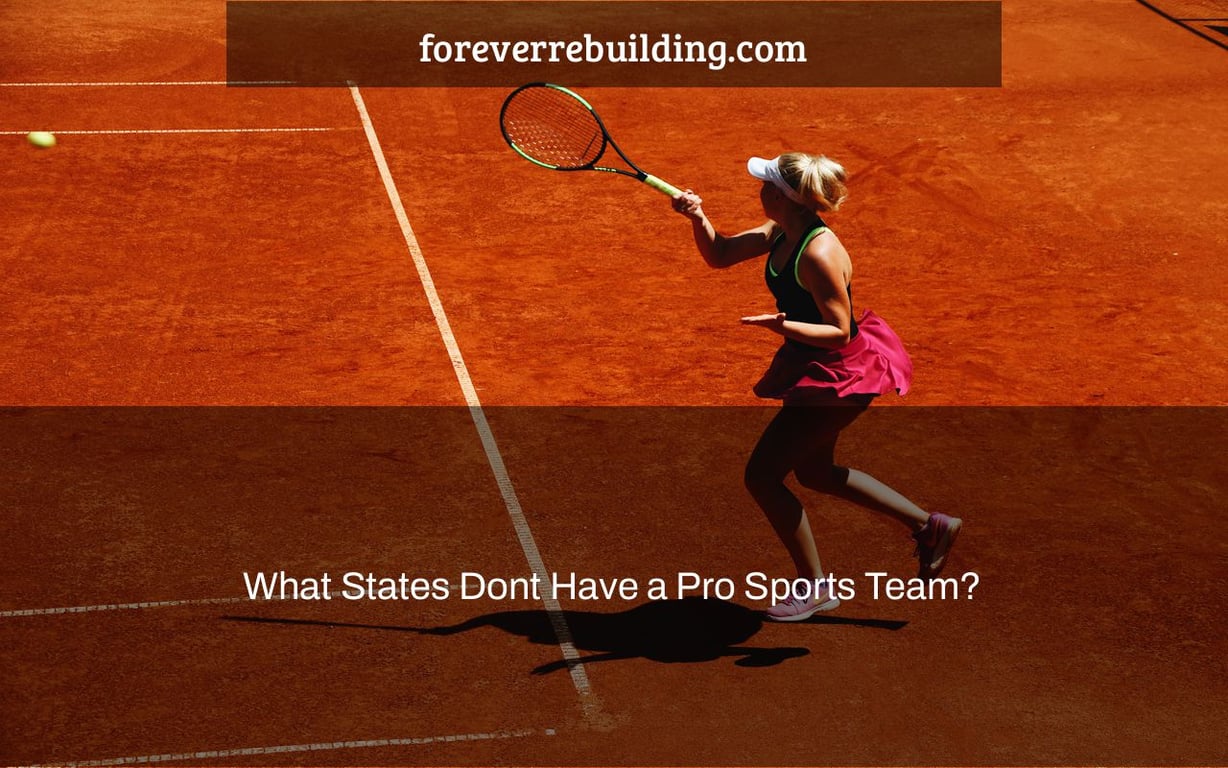 What States Dont Have a Pro Sports Team?