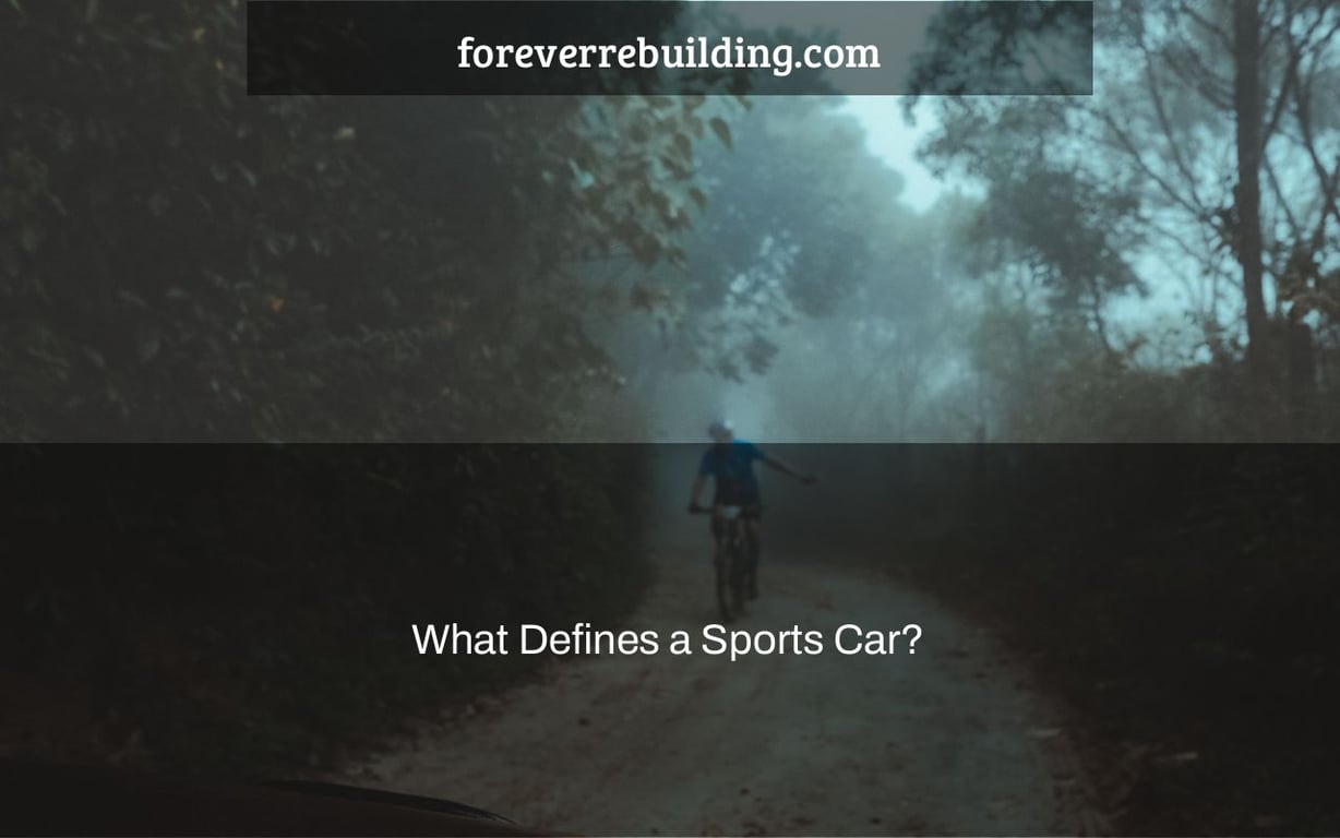What Defines a Sports Car?