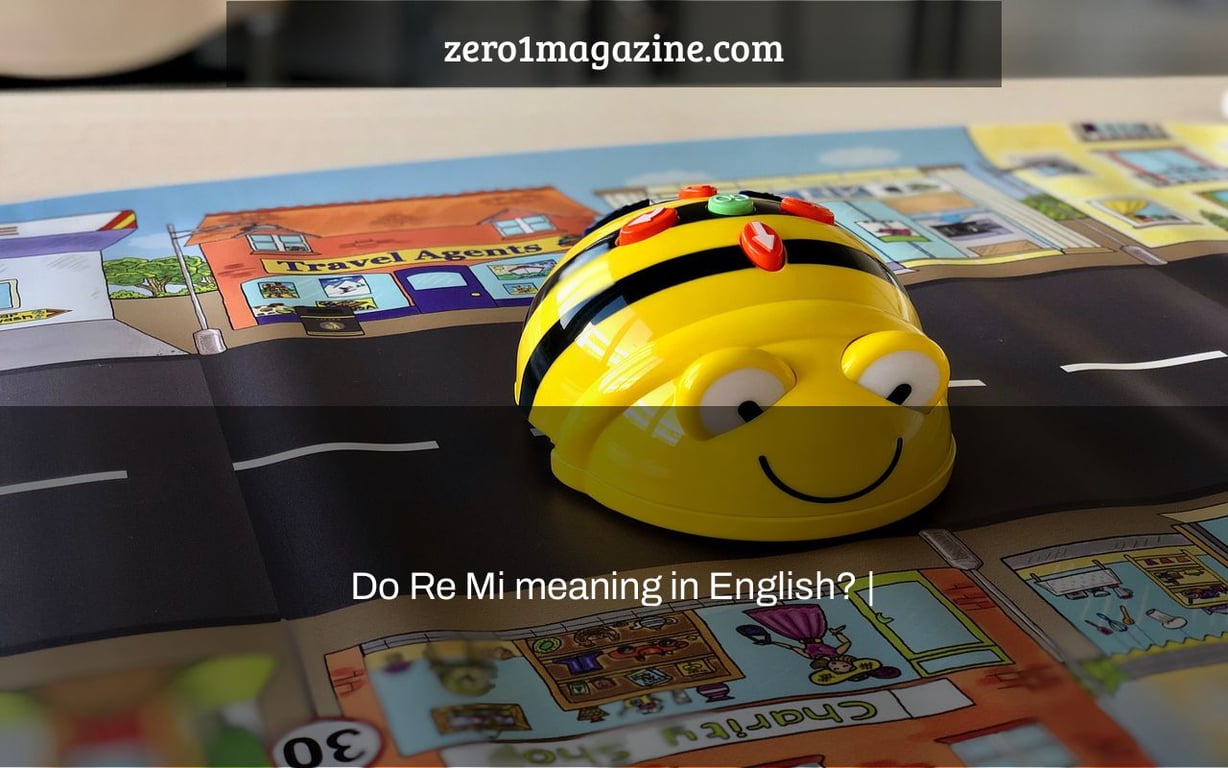 Do Re Mi meaning in English? |