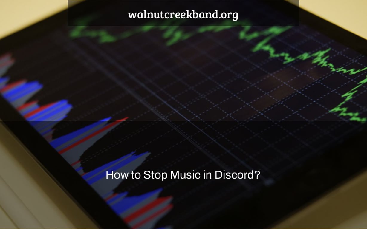 How to Stop Music in Discord?