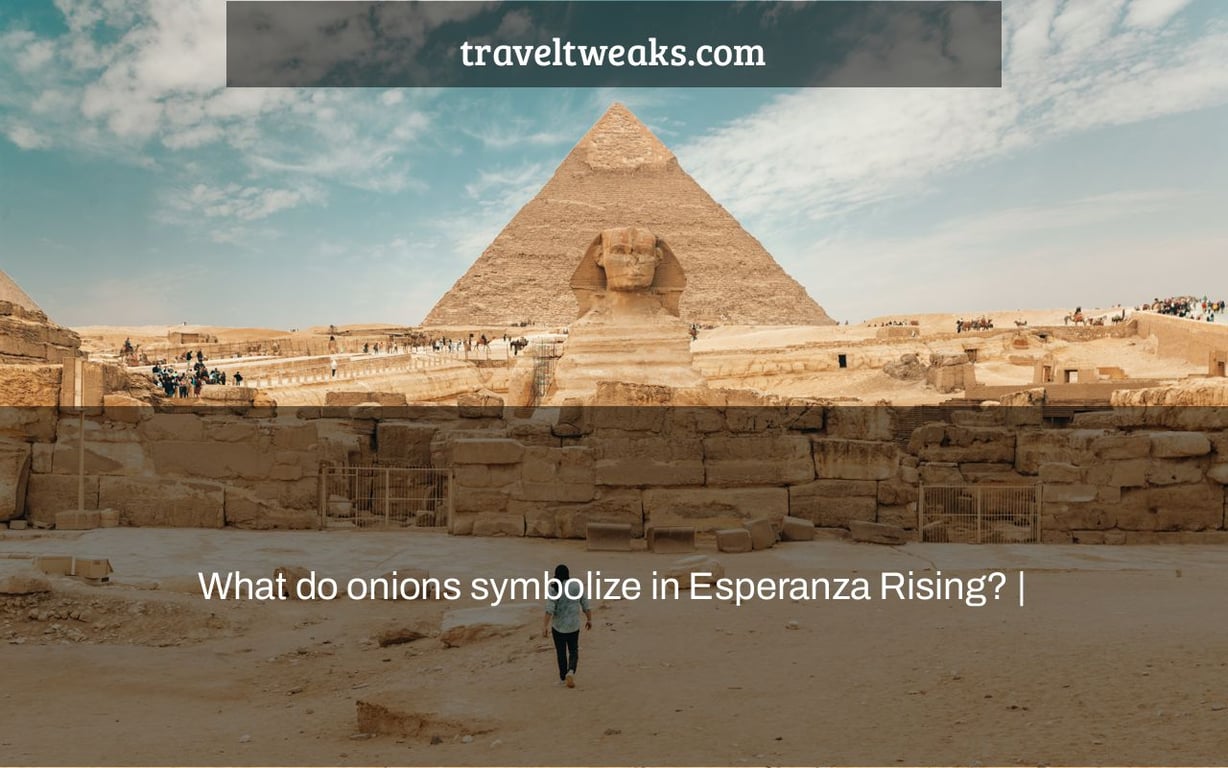 What do onions symbolize in Esperanza Rising? |