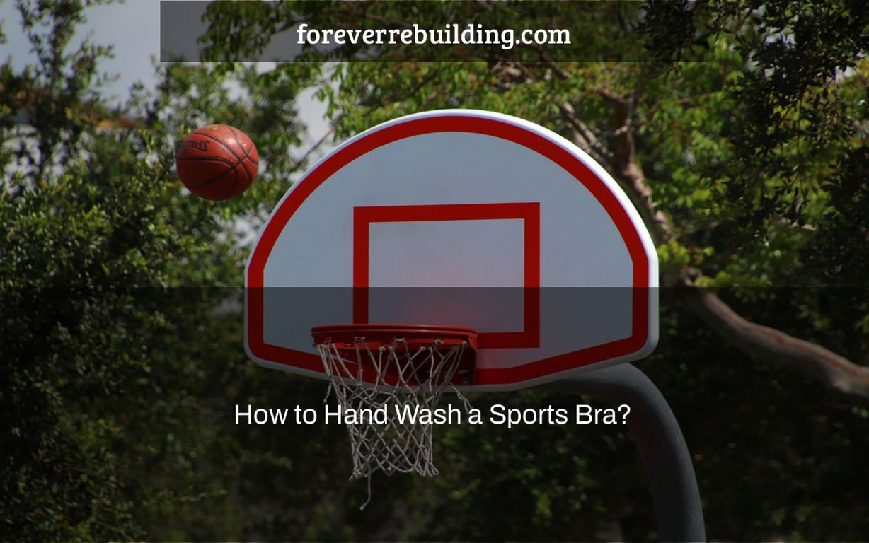 How to Hand Wash a Sports Bra?