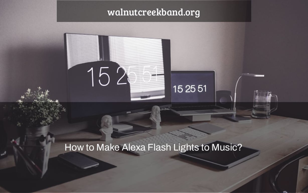 How to Make Alexa Flash Lights to Music?