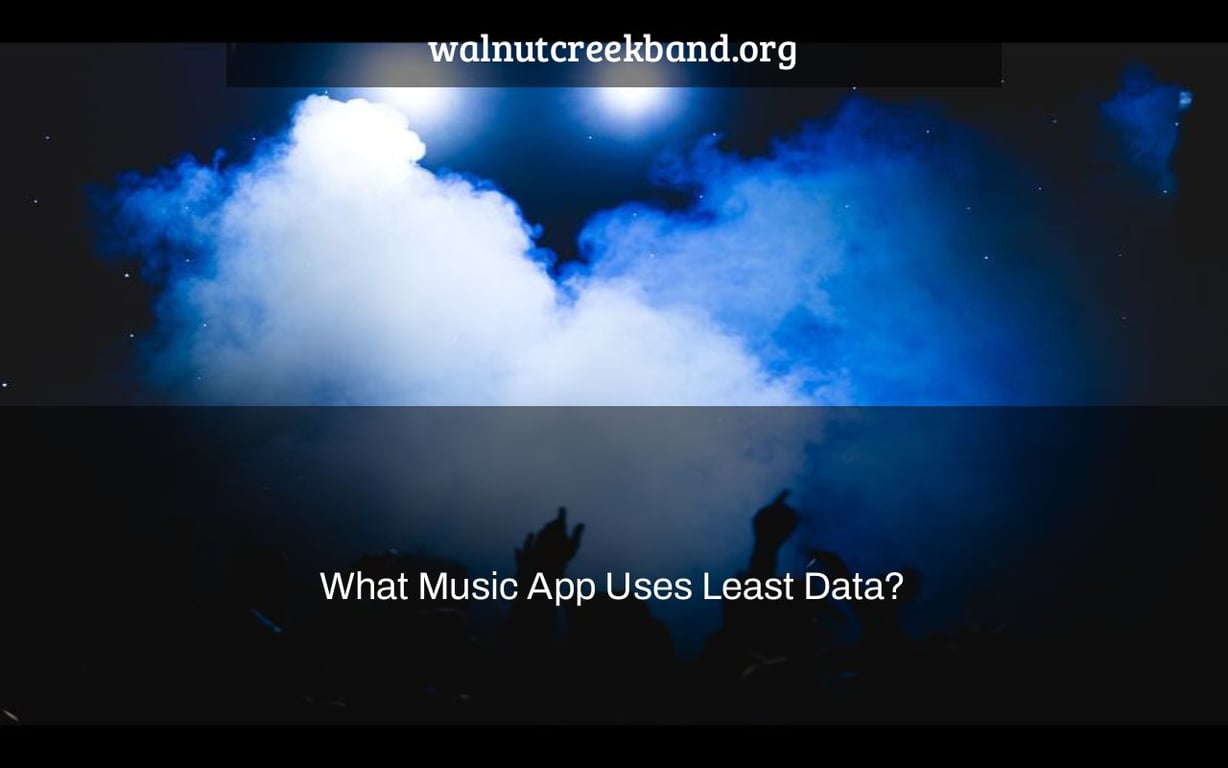 What Music App Uses Least Data?