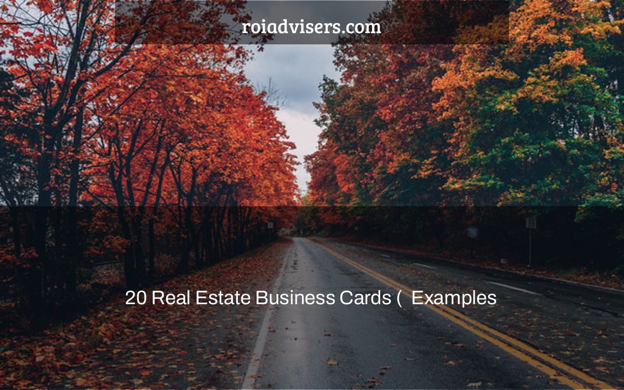 20 Real Estate Business Cards (+ Examples & Templates)