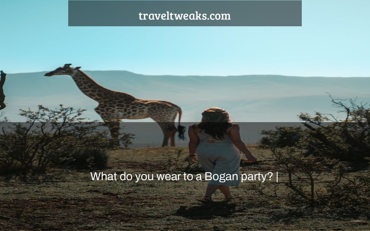 What do you wear to a Bogan party? |