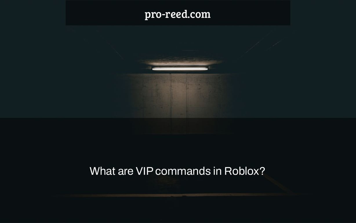 What are VIP commands in Roblox?