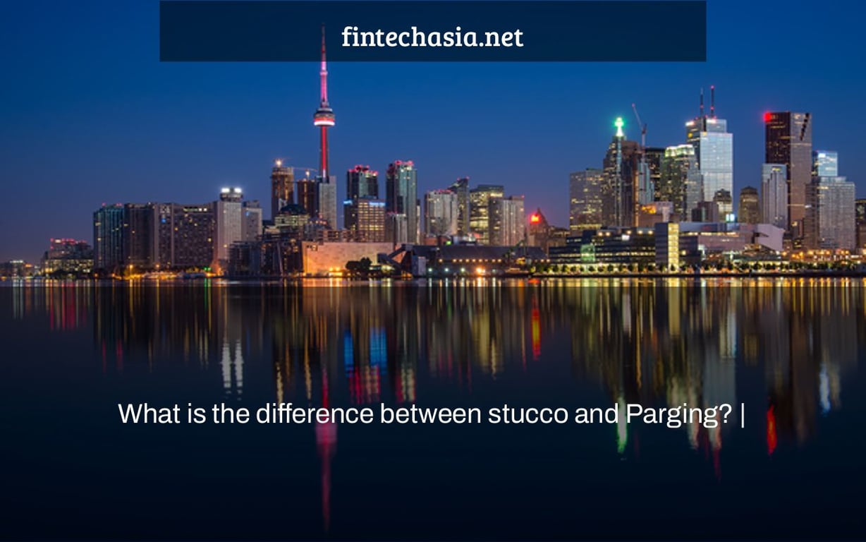 What is the difference between stucco and Parging? |