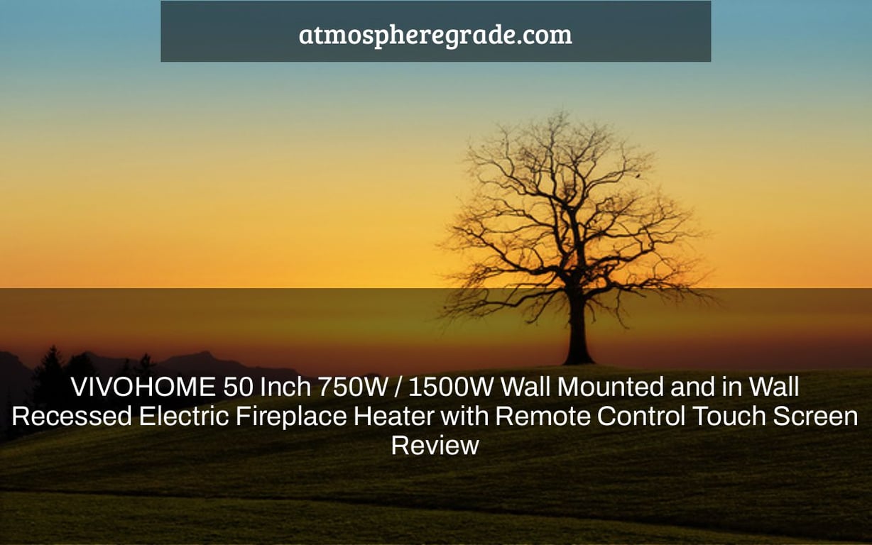 VIVOHOME 50 Inch 750W / 1500W Wall Mounted and in Wall Recessed