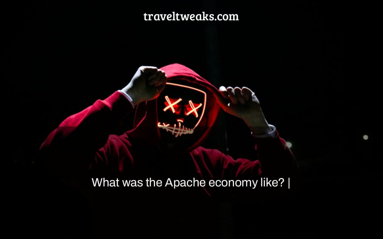 What was the Apache economy like? |