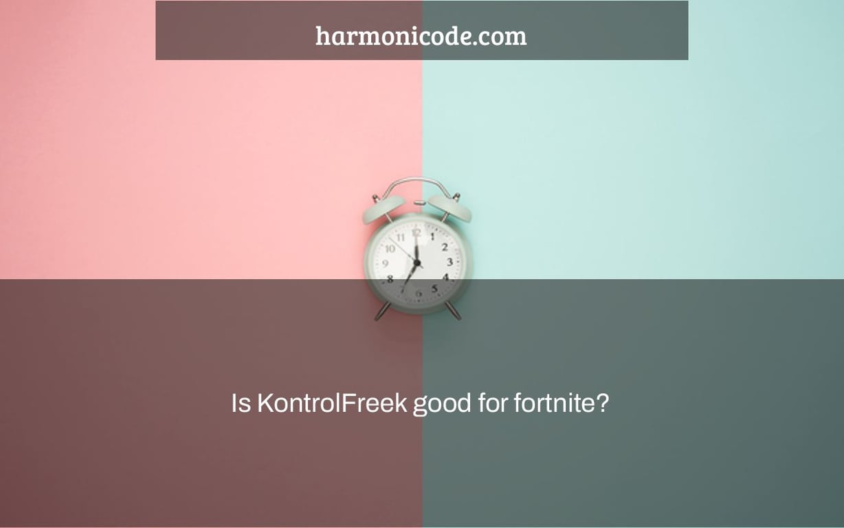 Is KontrolFreek good for fortnite?