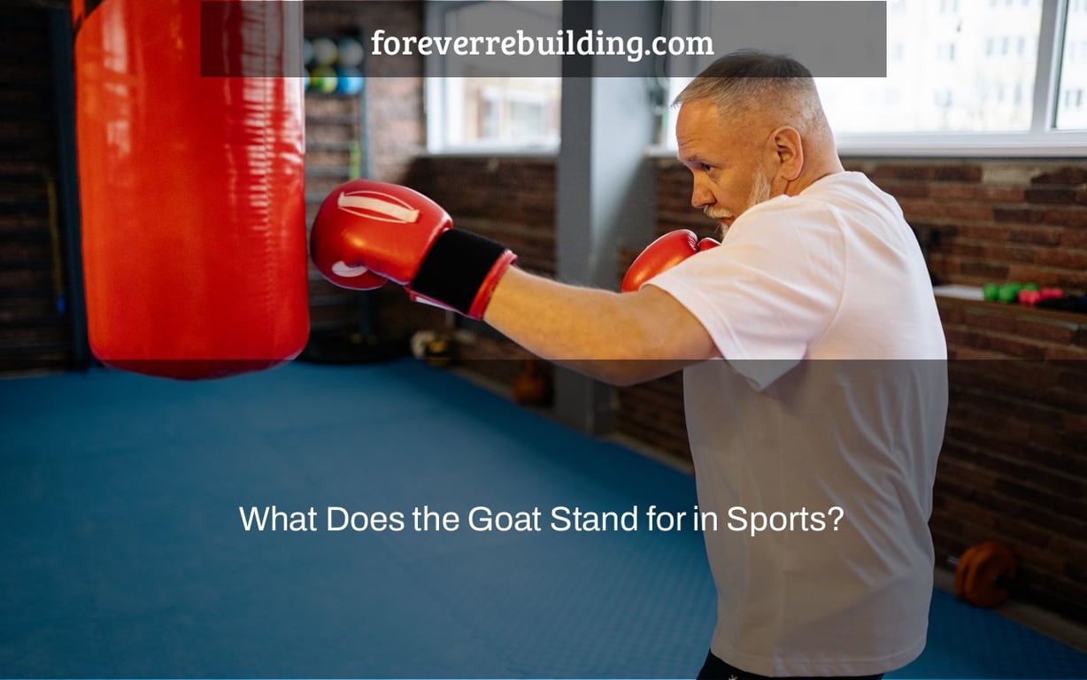 What Does the Goat Stand for in Sports?