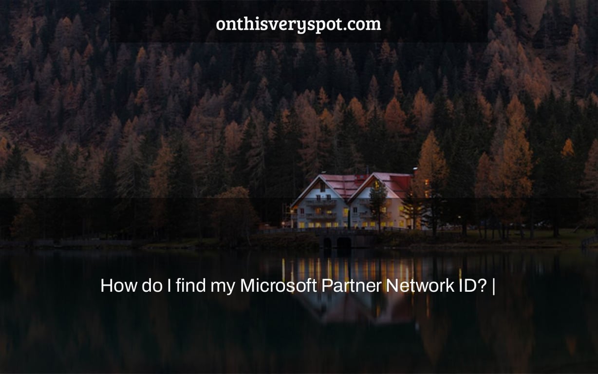 How do I find my Microsoft Partner Network ID? |