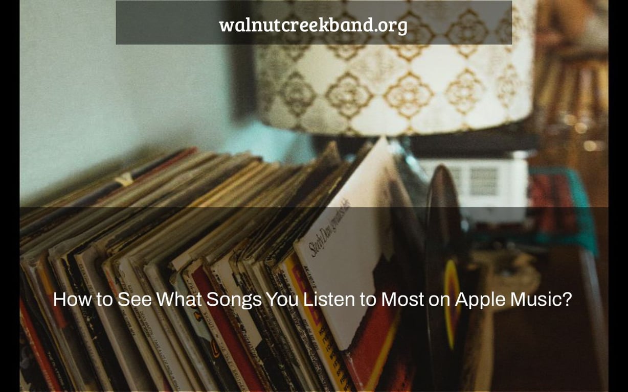How to See What Songs You Listen to Most on Apple Music?