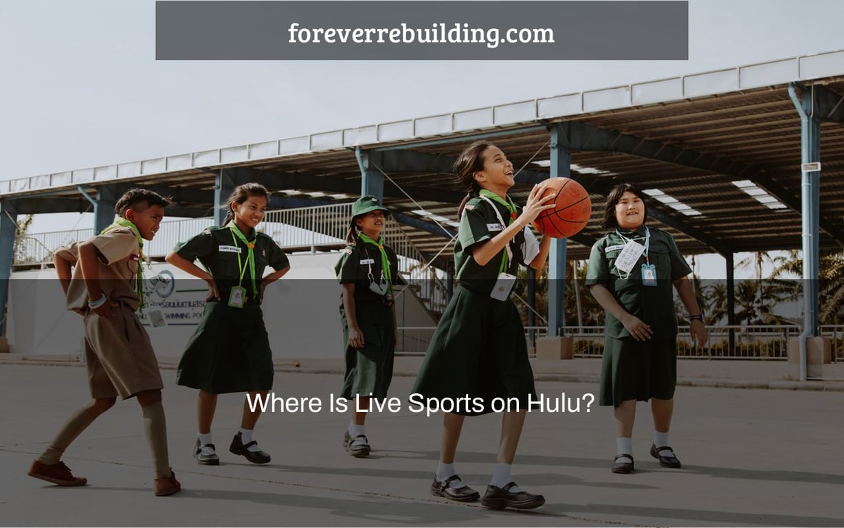 Where Is Live Sports on Hulu?