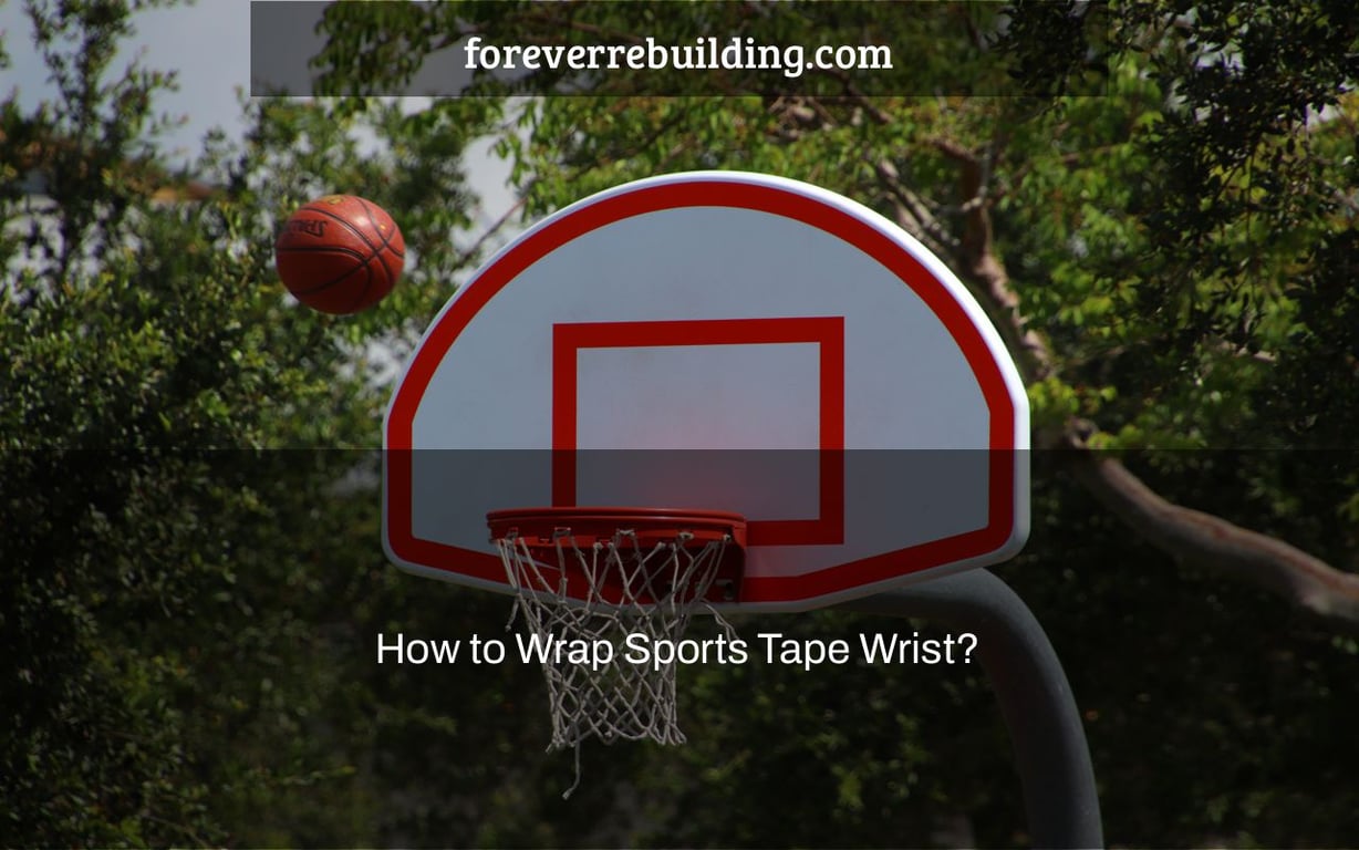 How to Wrap Sports Tape Wrist?