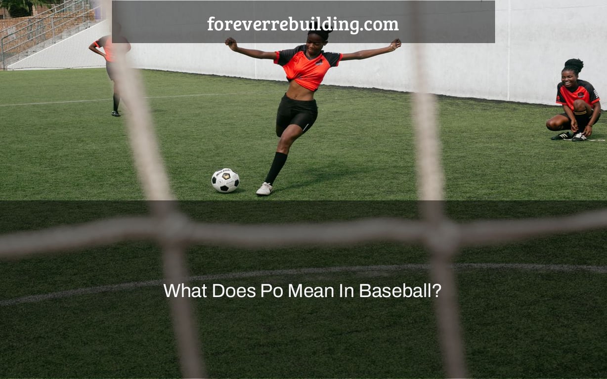 What Does Po Mean In Baseball?
