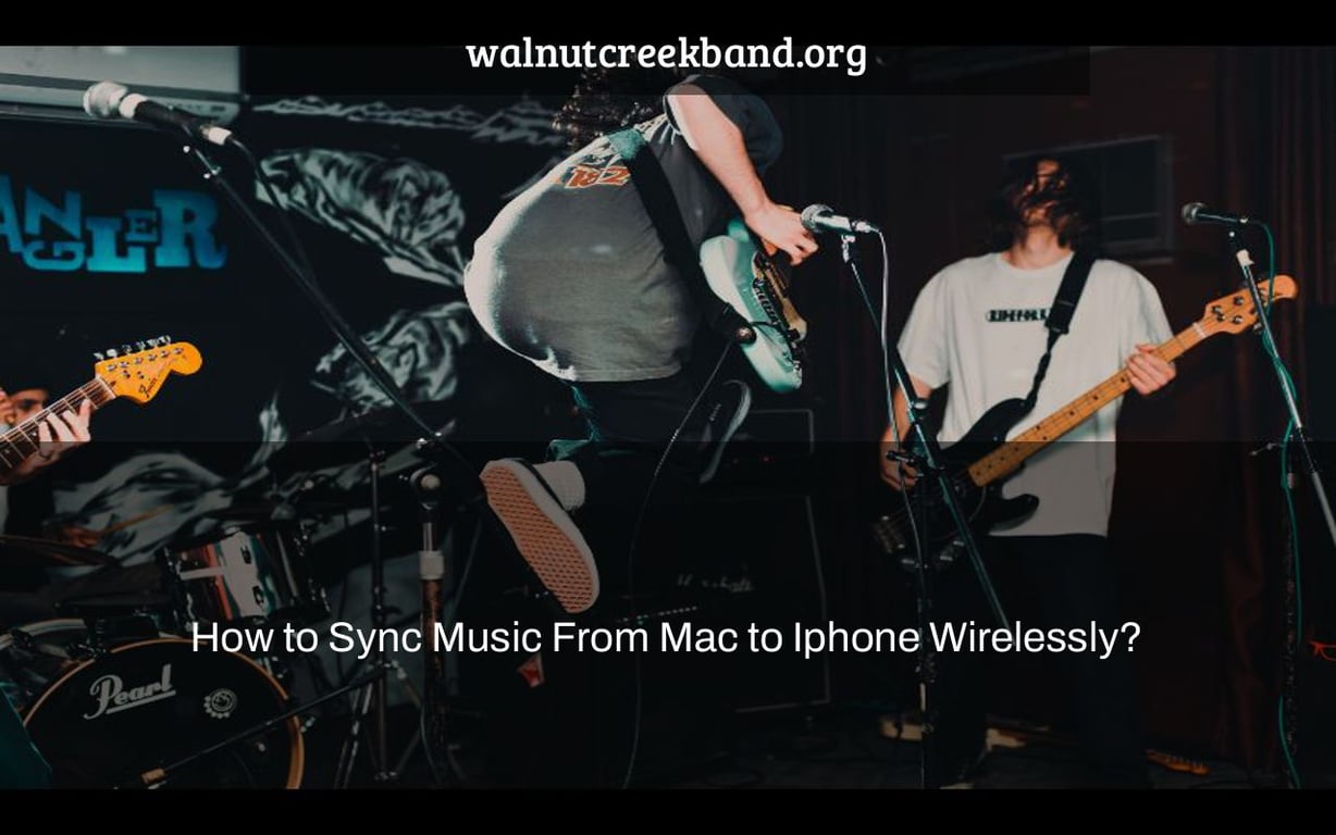 How to Sync Music From Mac to Iphone Wirelessly?