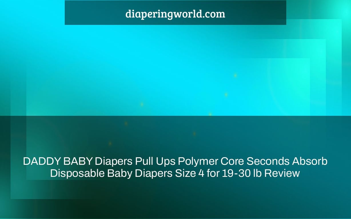 DADDY BABY Diapers Pull Ups Polymer Core Seconds Absorb Disposable Baby