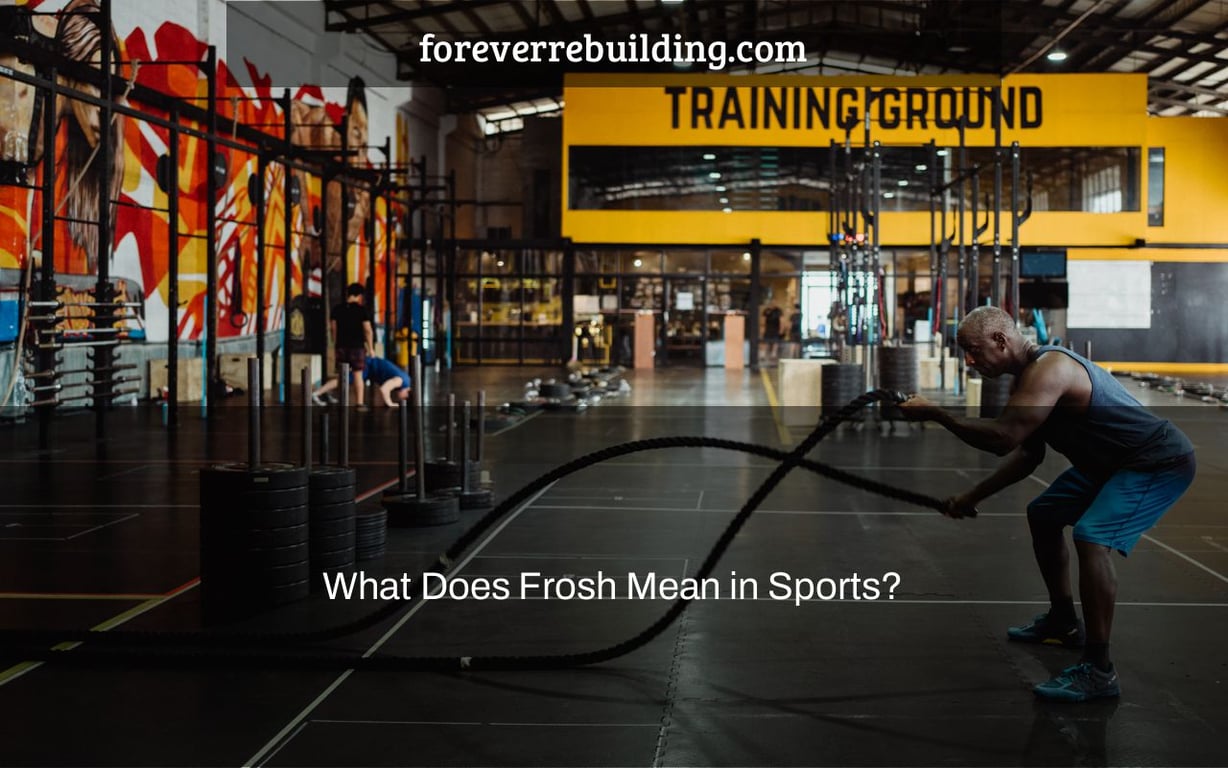 What Does Frosh Mean in Sports?