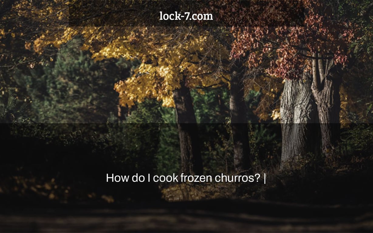 How do I cook frozen churros? |