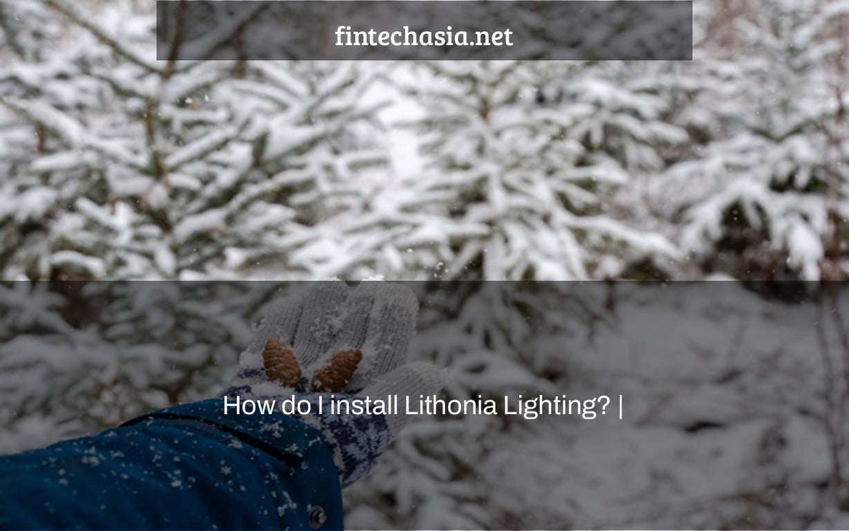 How do I install Lithonia Lighting? |