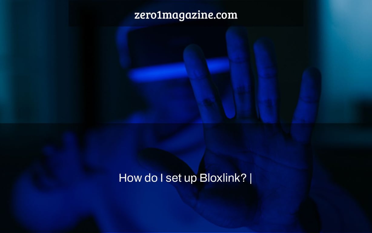 How do I set up Bloxlink? |