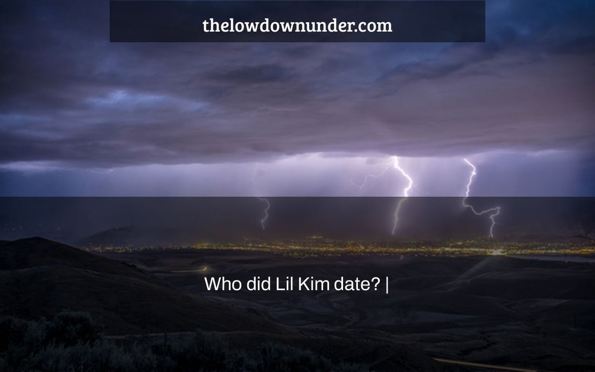 Who did Lil Kim date? |