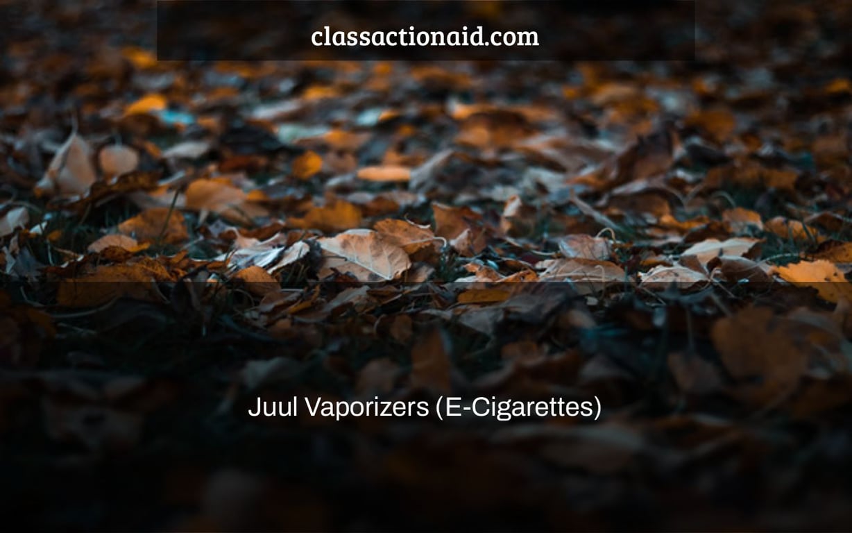 Juul Vaporizers (E-Cigarettes)