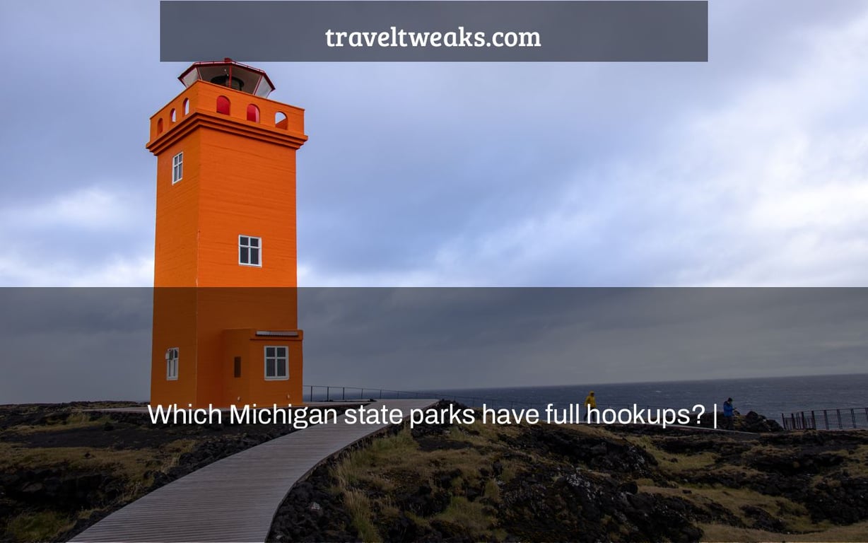 Which Michigan state parks have full hookups? |