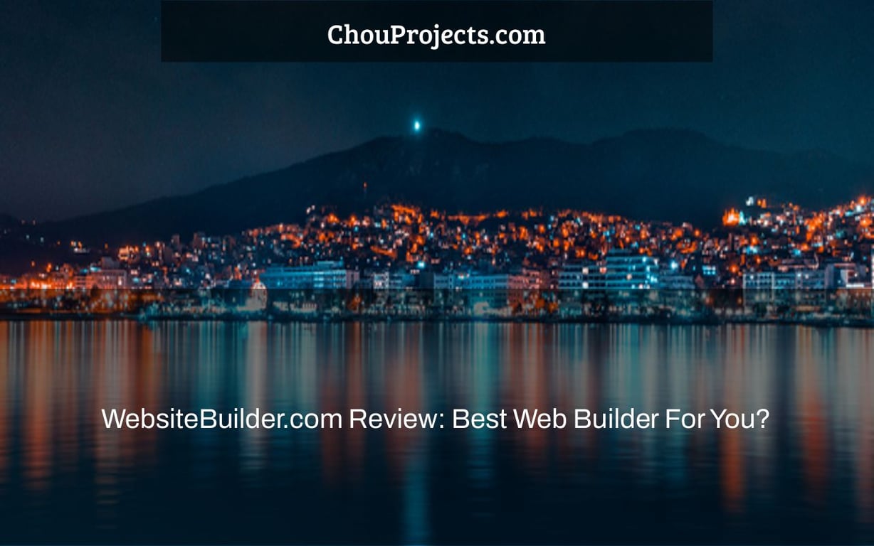 WebsiteBuilder.com Review: Best Web Builder For You?