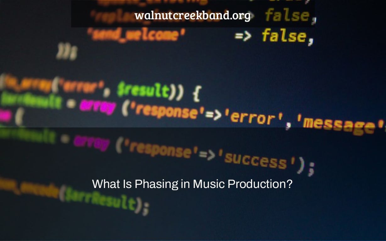 What Is Phasing in Music Production?