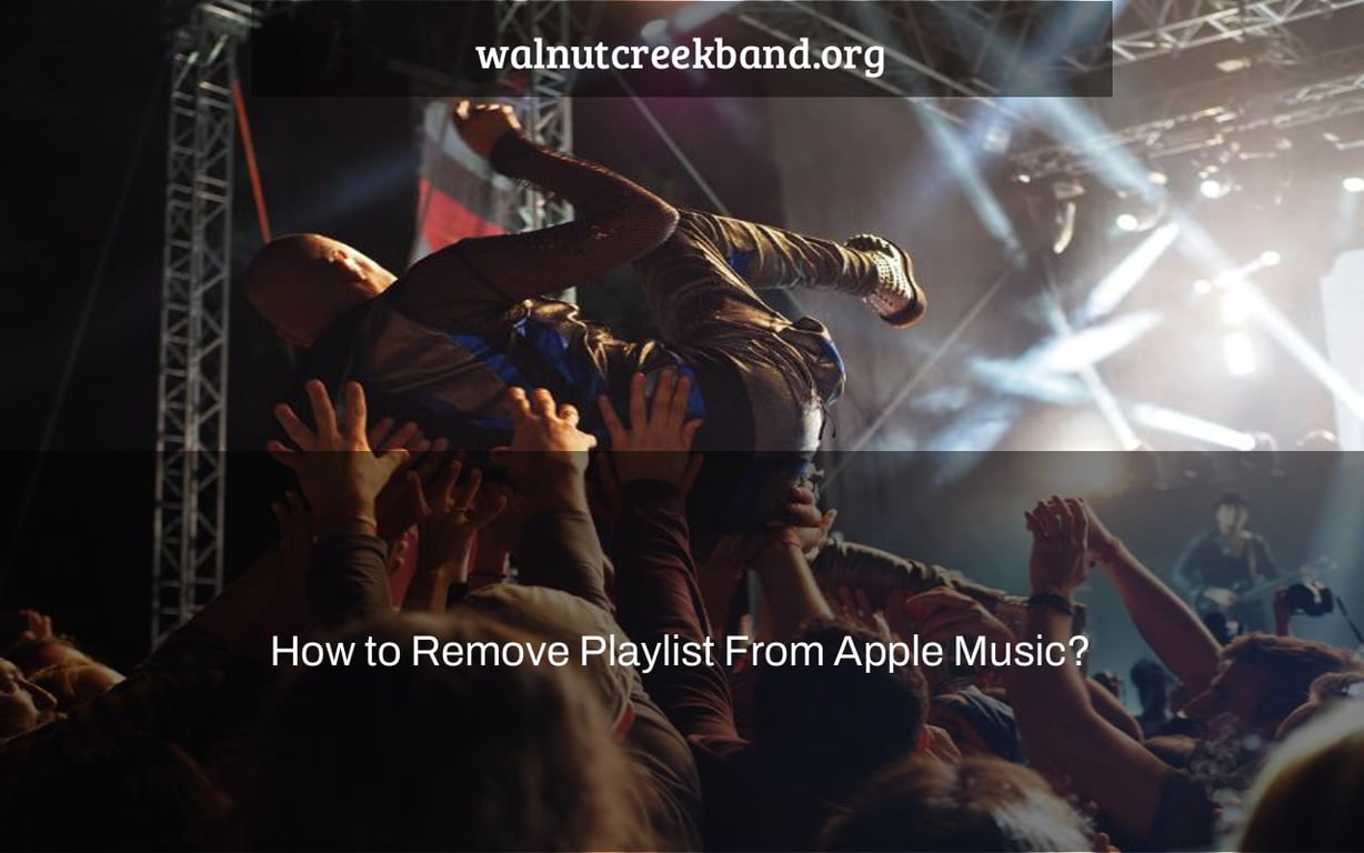 How to Remove Playlist From Apple Music?