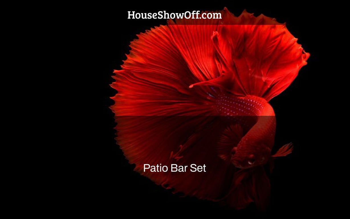 Patio Bar Set
