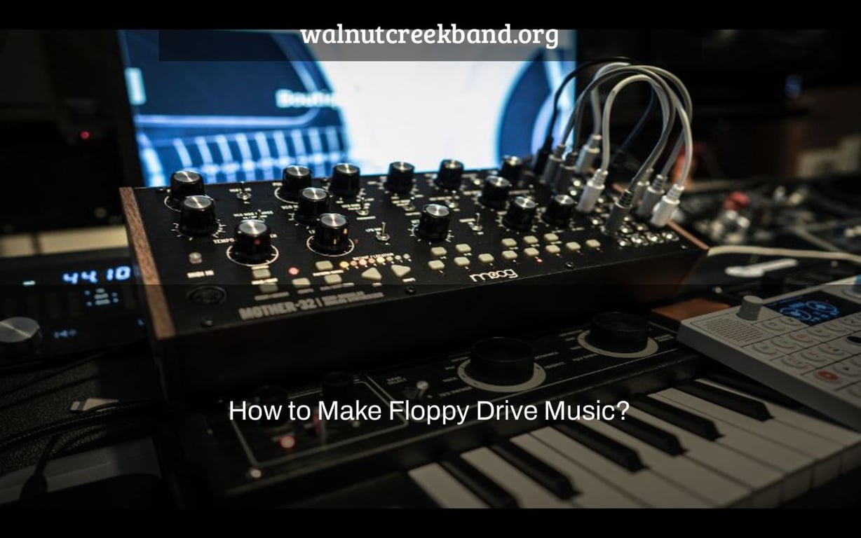 How to Make Floppy Drive Music?