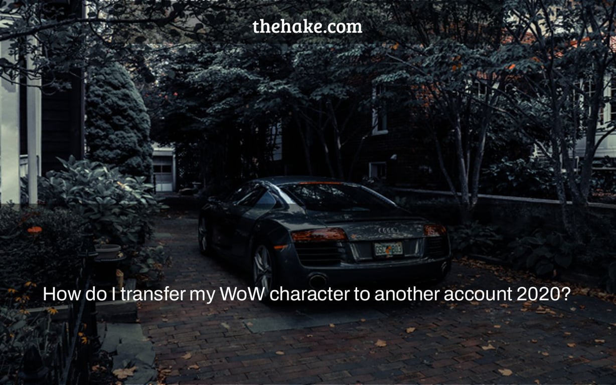 How Do I Transfer My WoW Character To Another Account 2020 The Hake