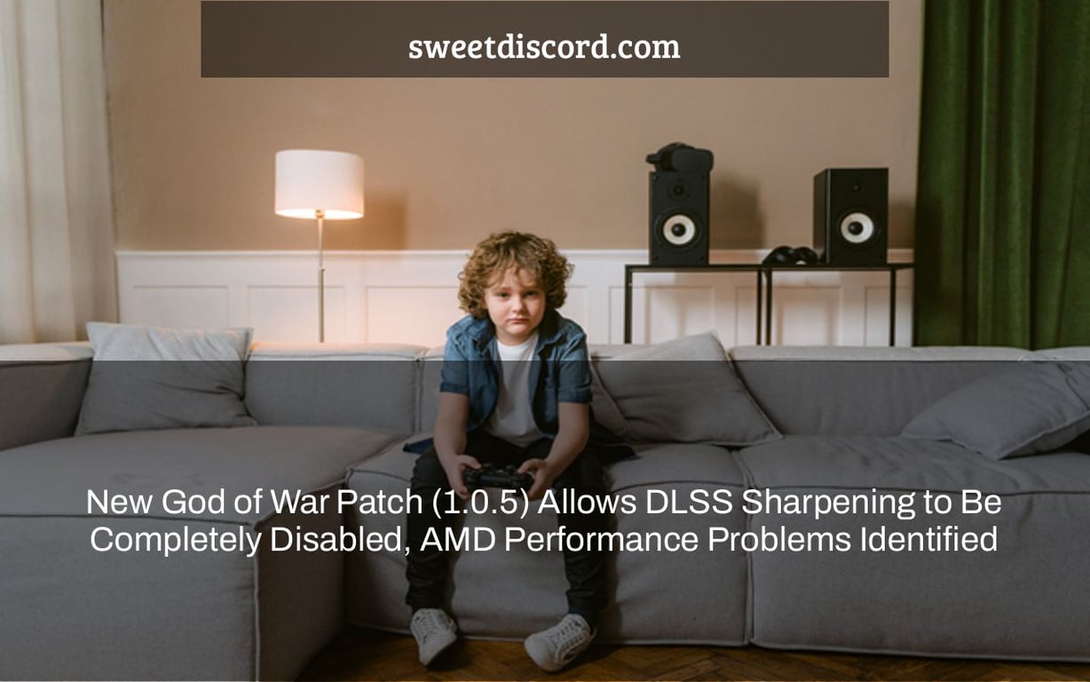 New God of War Patch (1.0.5) Allows DLSS Sharpening to Be Completely Disabled, AMD Performance Problems Identified