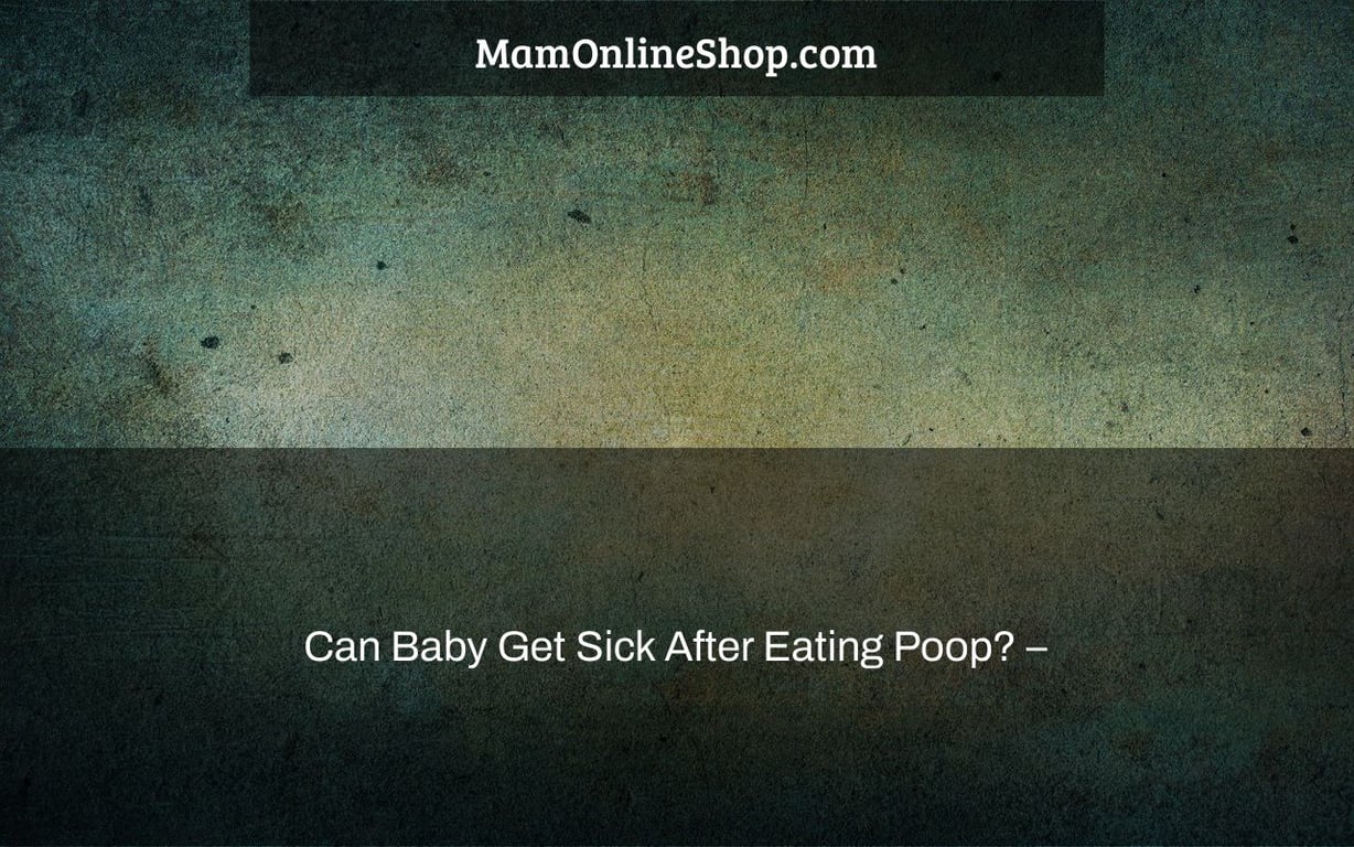 Can Baby Get Sick After Eating Poop? –
