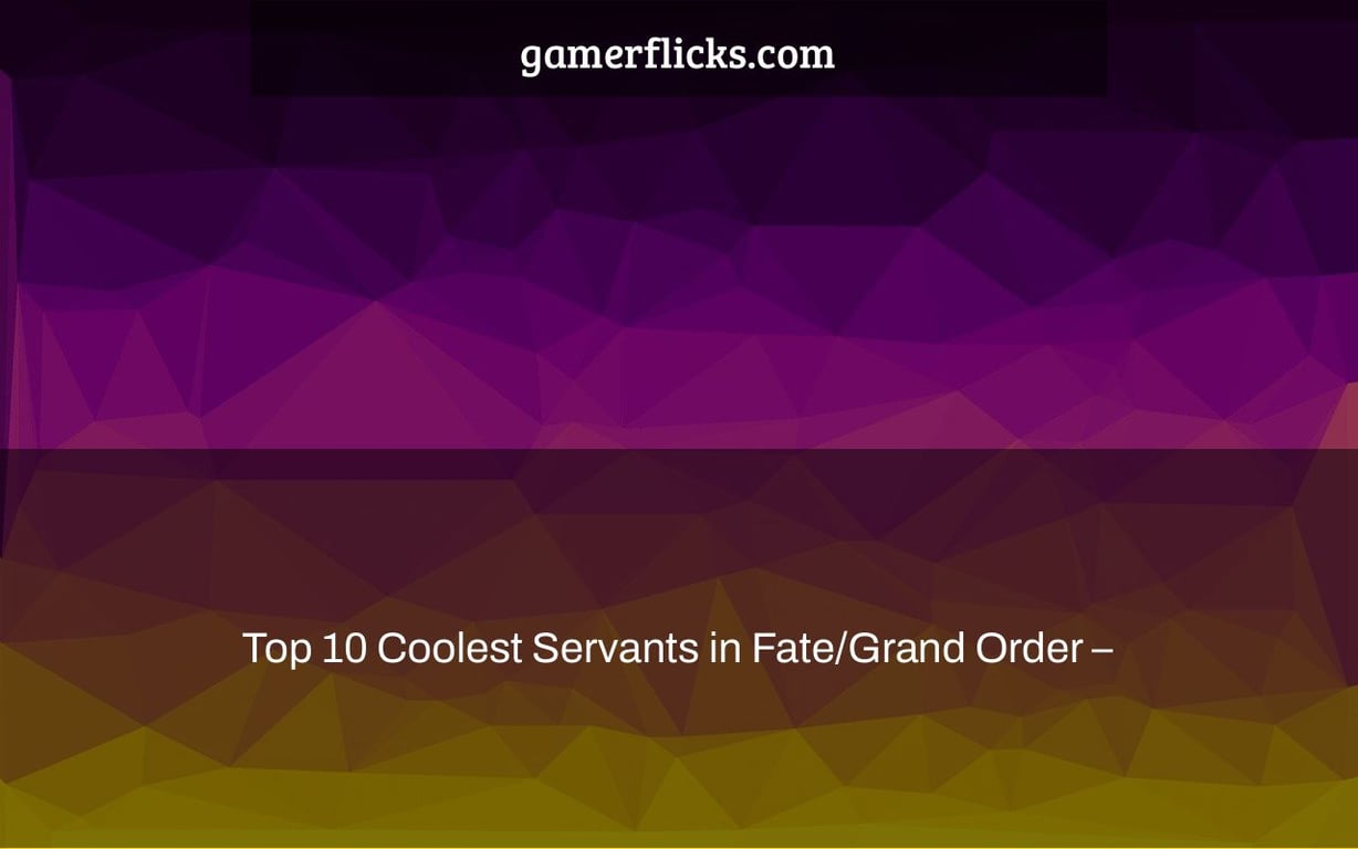 Top 10 Coolest Servants in Fate/Grand Order –