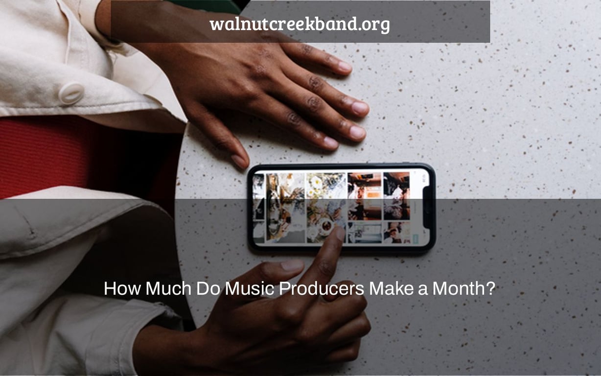 How Much Do Music Producers Make a Month?