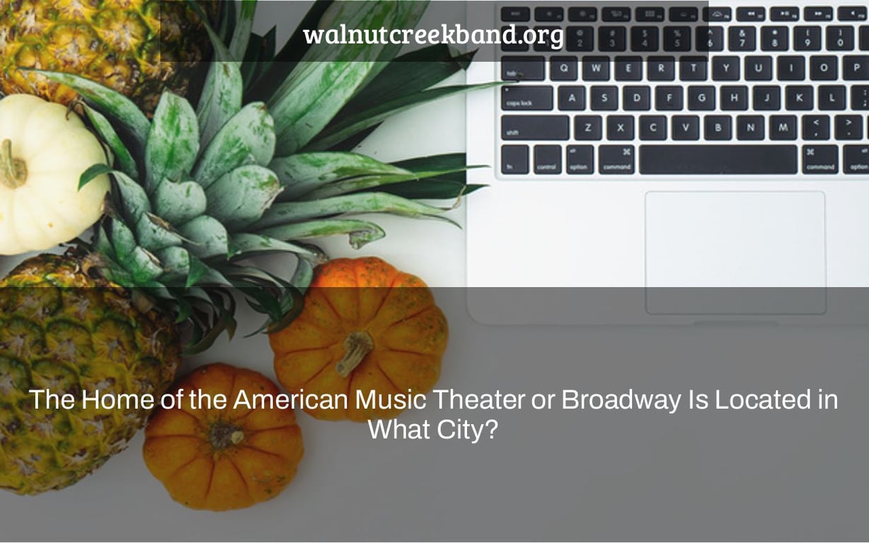 The Home of the American Music Theater or Broadway Is Located in What City?