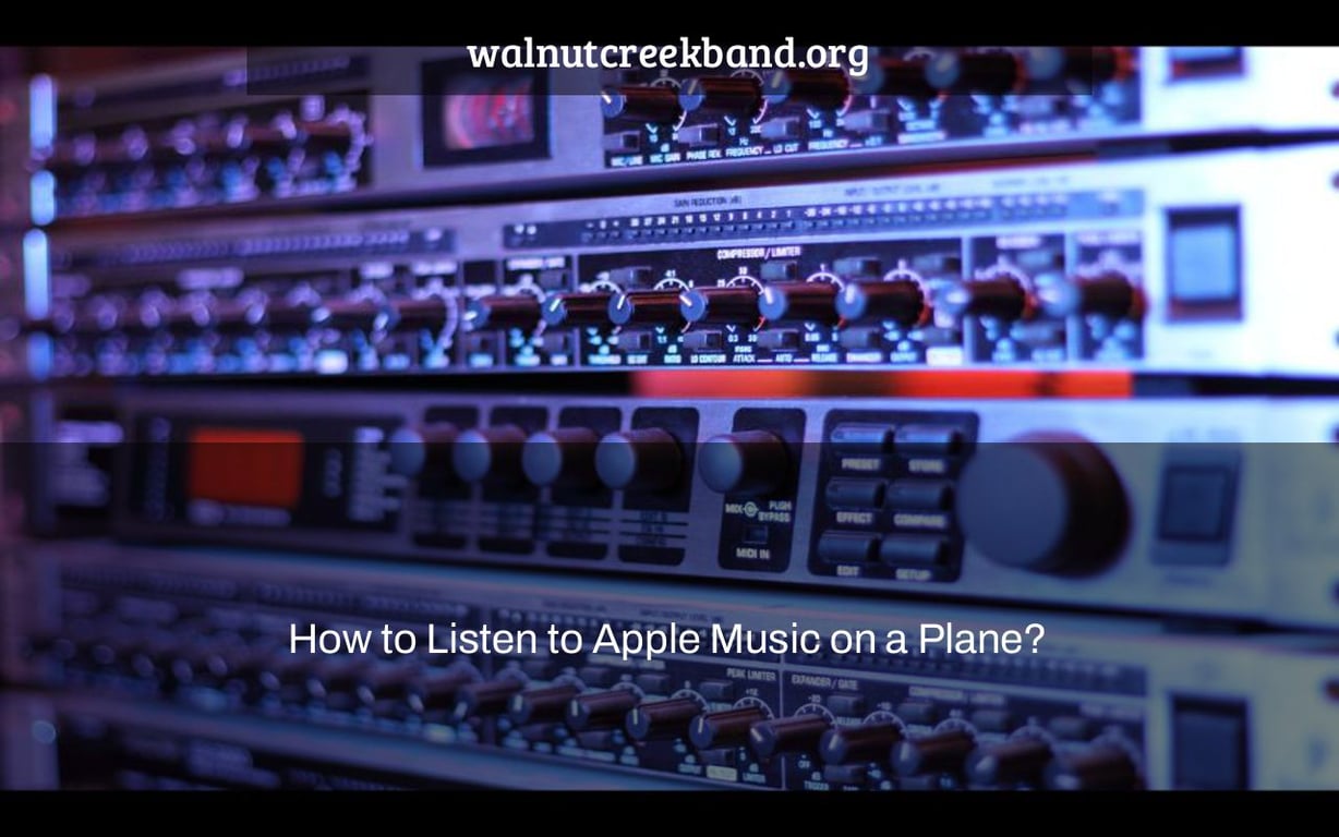 How to Listen to Apple Music on a Plane?