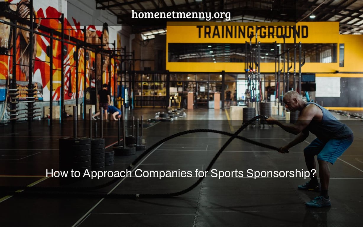 How to Approach Companies for Sports Sponsorship?