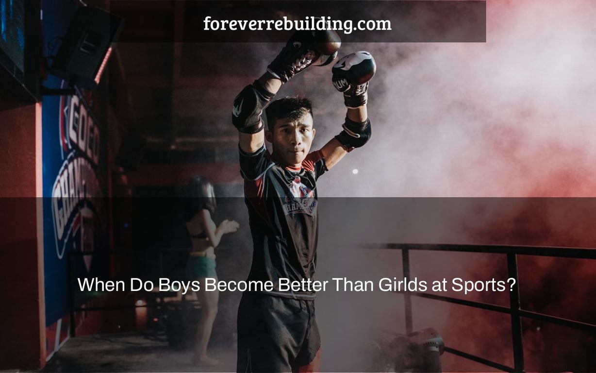 When Do Boys Become Better Than Girlds at Sports?