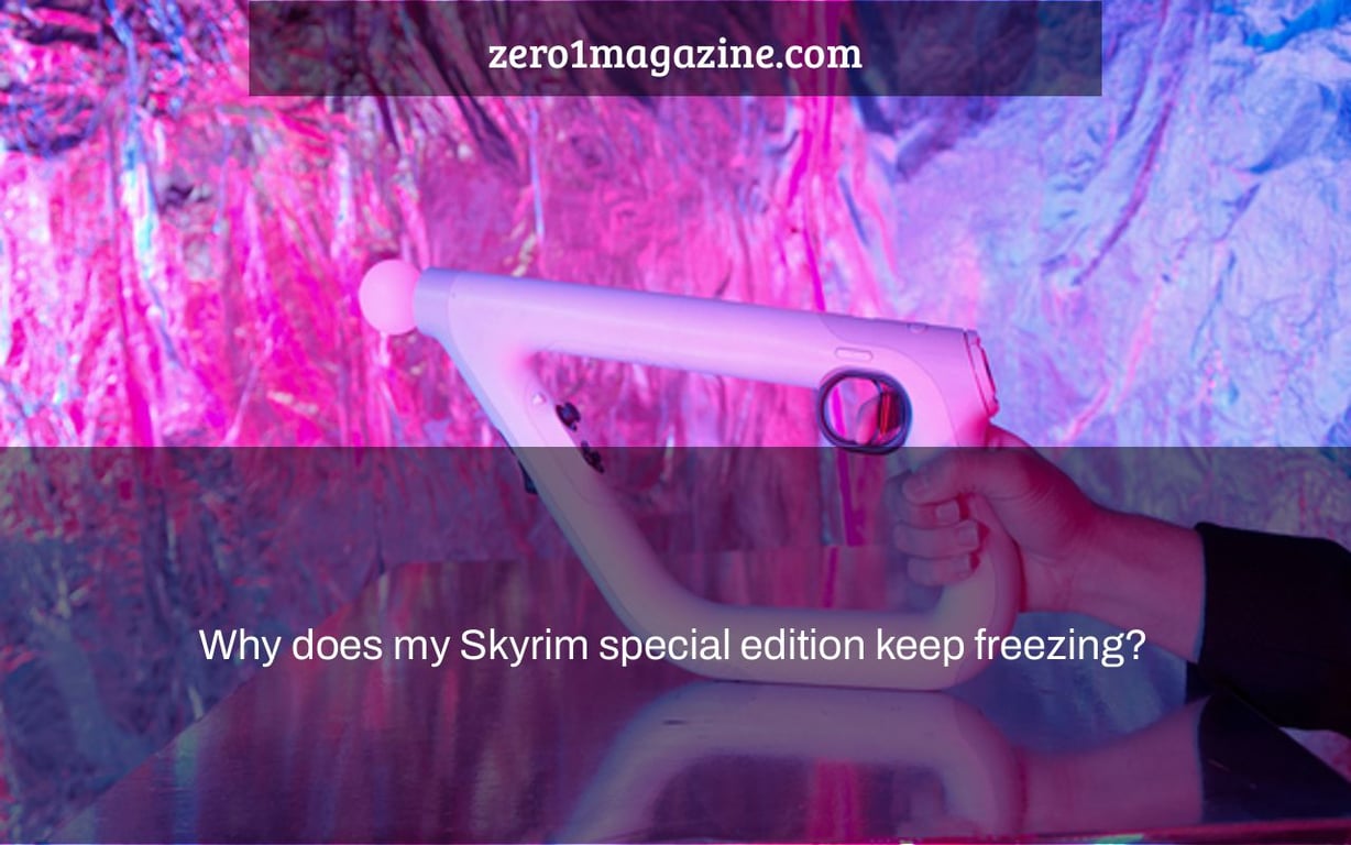 Why does my Skyrim special edition keep freezing?