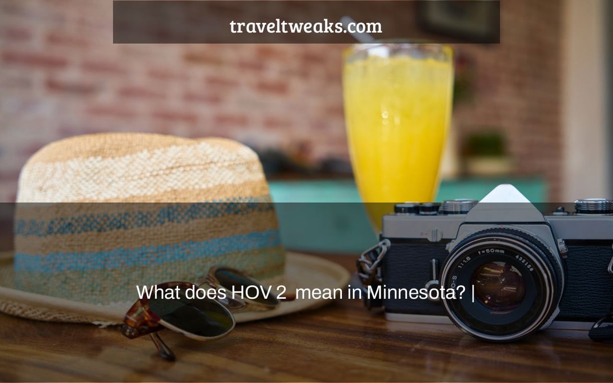 What does HOV 2+ mean in Minnesota? |