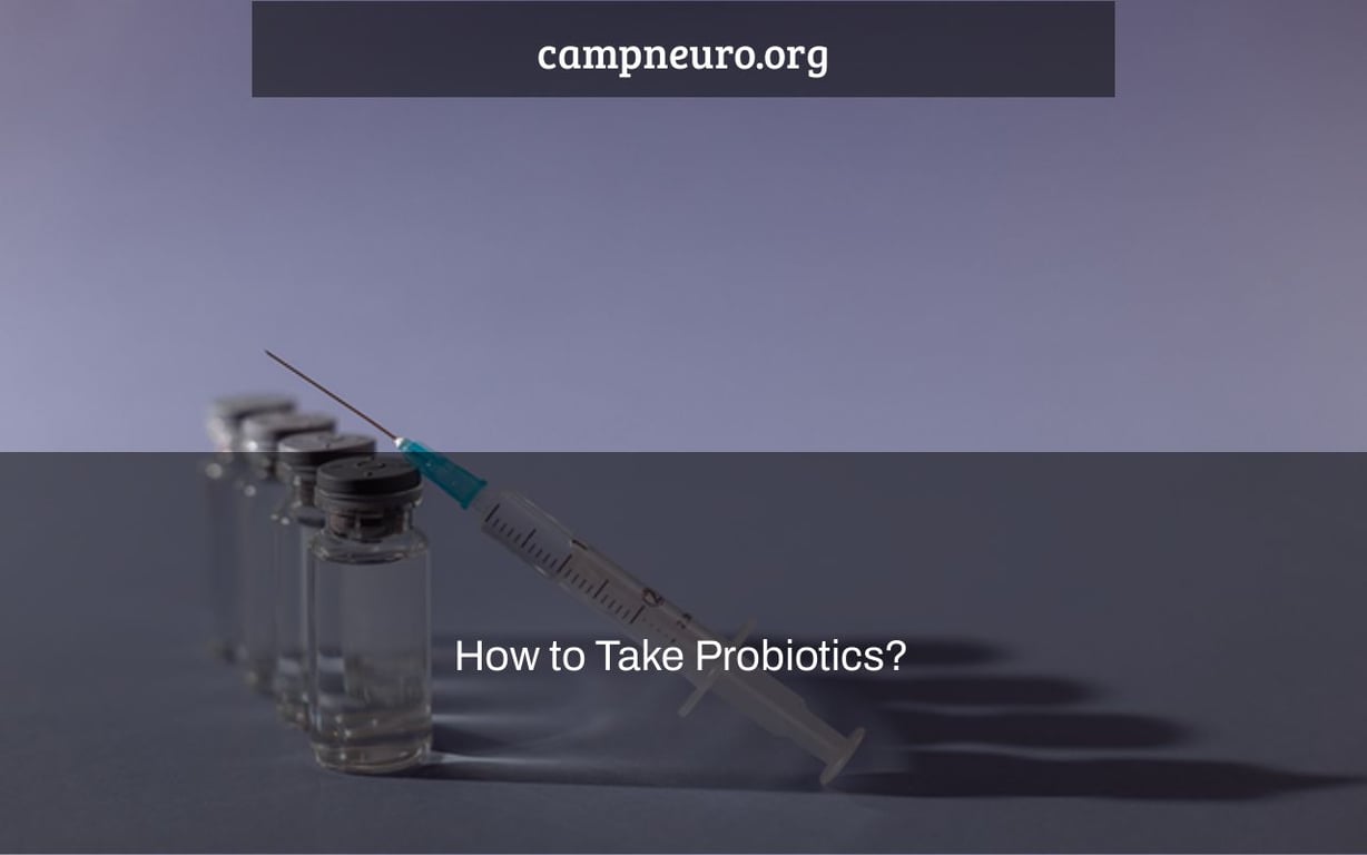 How to Take Probiotics?